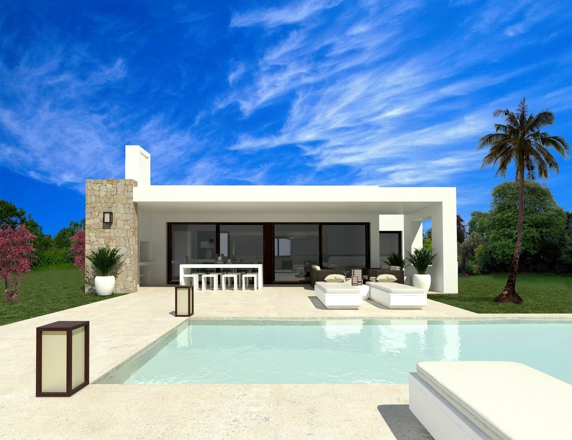 Moderne Villa im Bau nahe bei Moraira