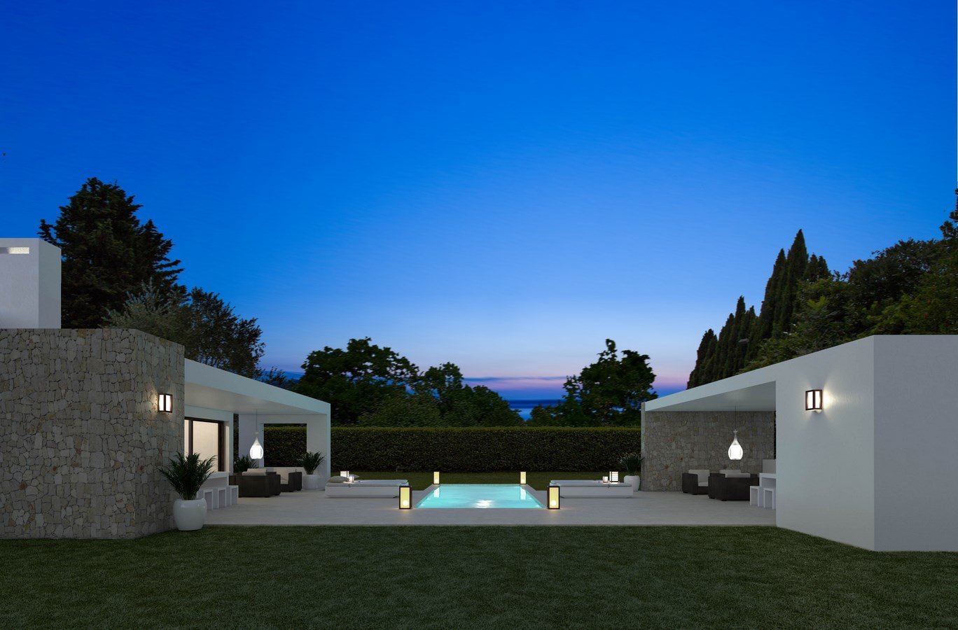 Moderne Villa im Bau nahe bei Moraira