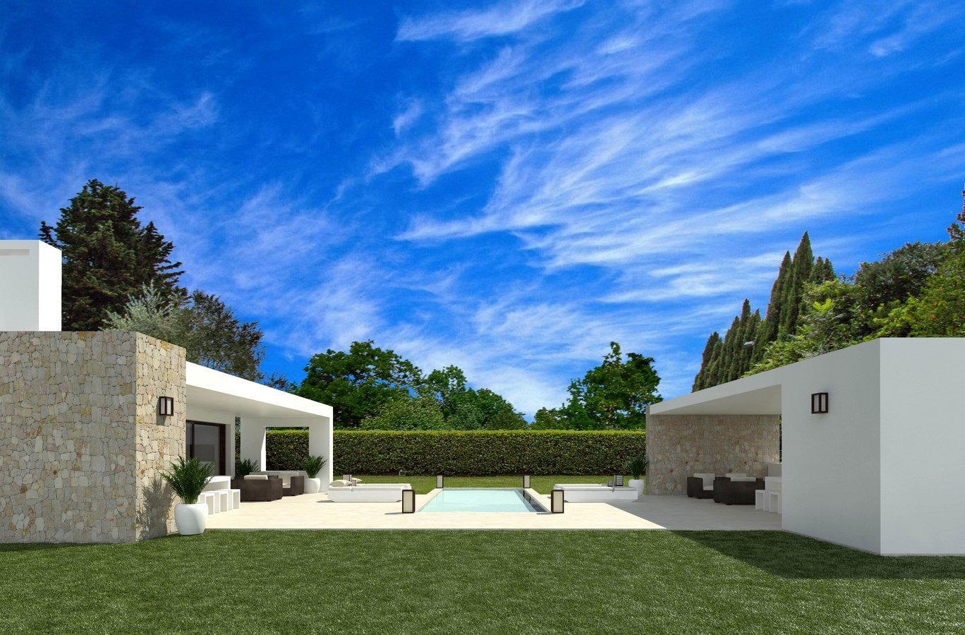 Moderne Villa im Bau nahe bei Moraira